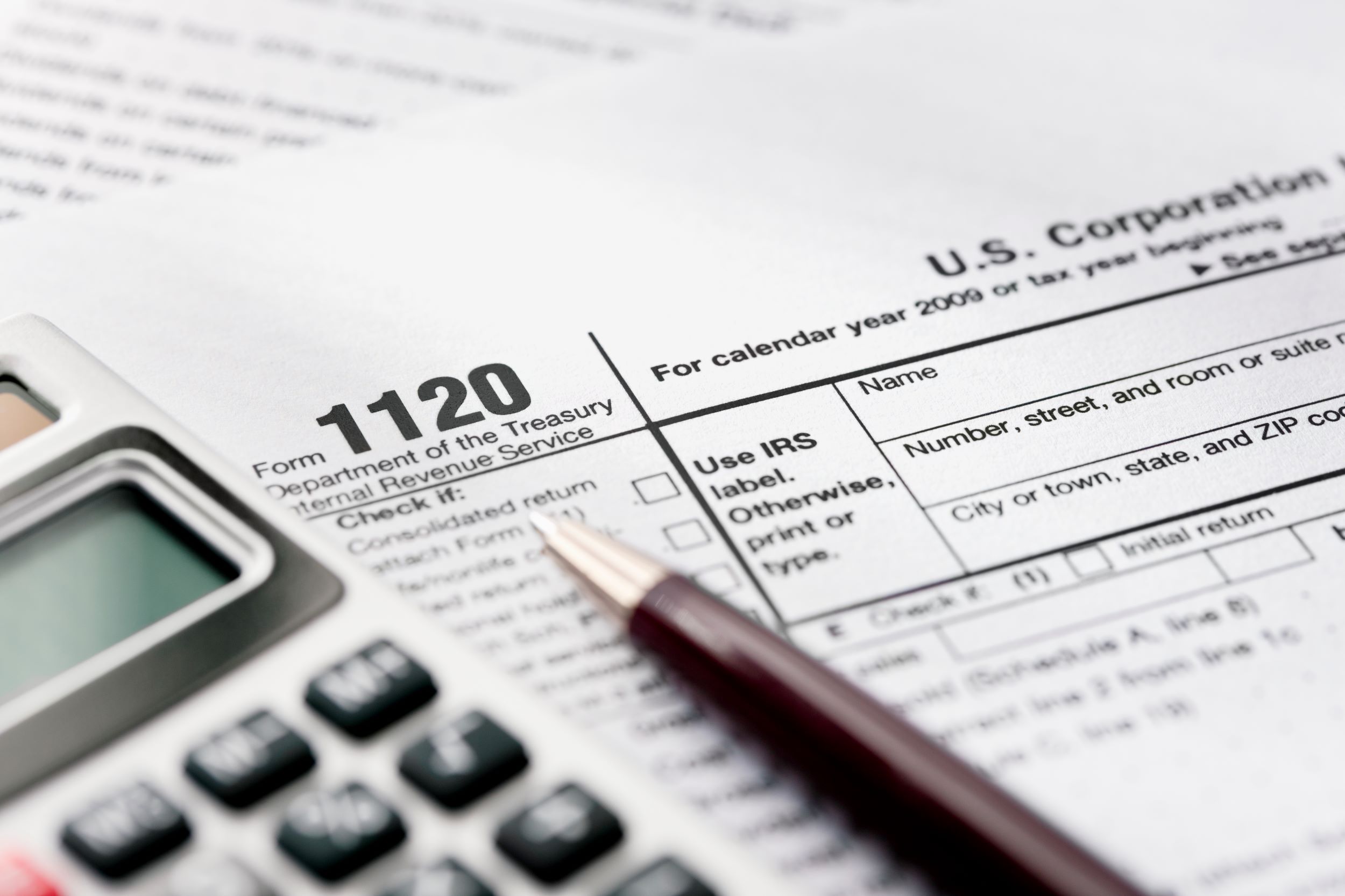 1120 U.S. Corporate tax